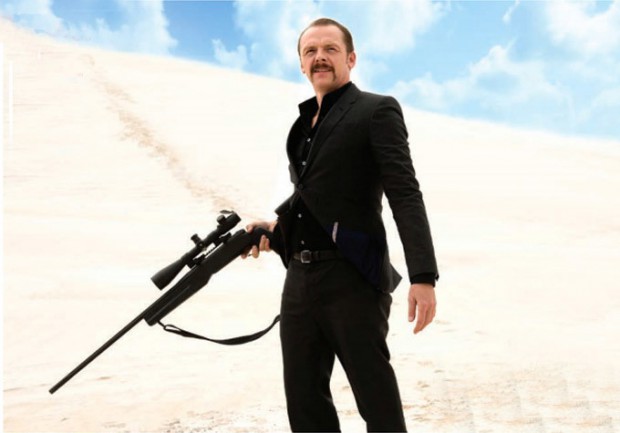 Simon Pegg en Kill Me Three Times