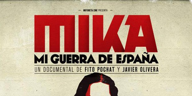 Póster de Mika, mi guerra de España