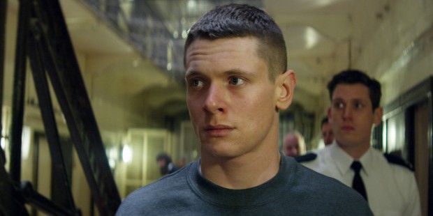 Jack O'Connell as Eric in a film still from Starred Up